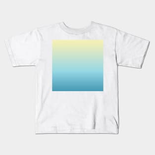 Aqua gradient Kids T-Shirt